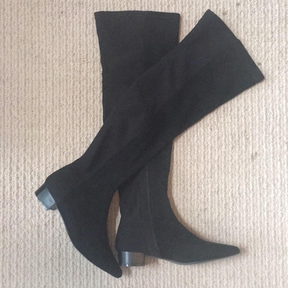 Long black boots
